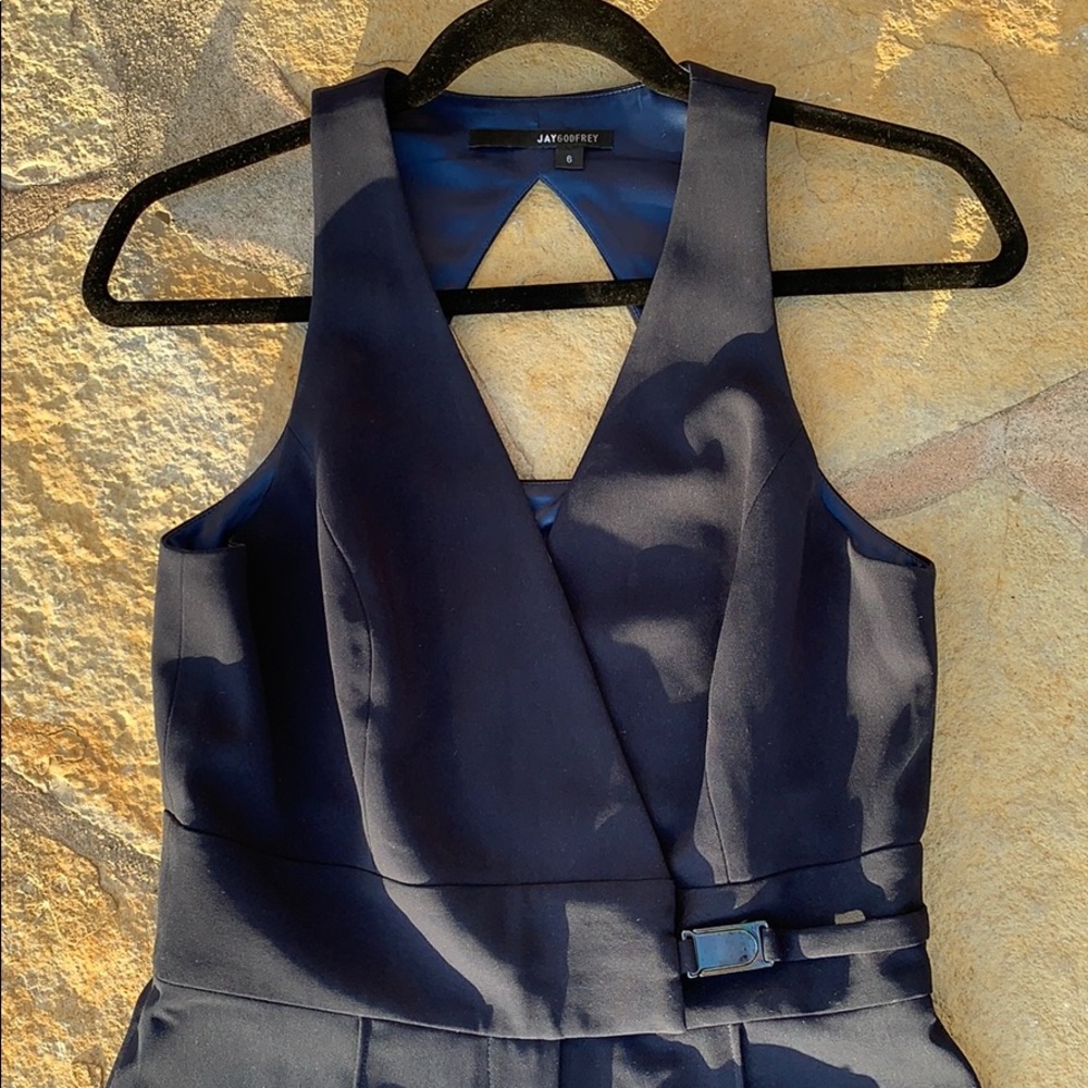 JAYGODFREY Navy Jumpsuit